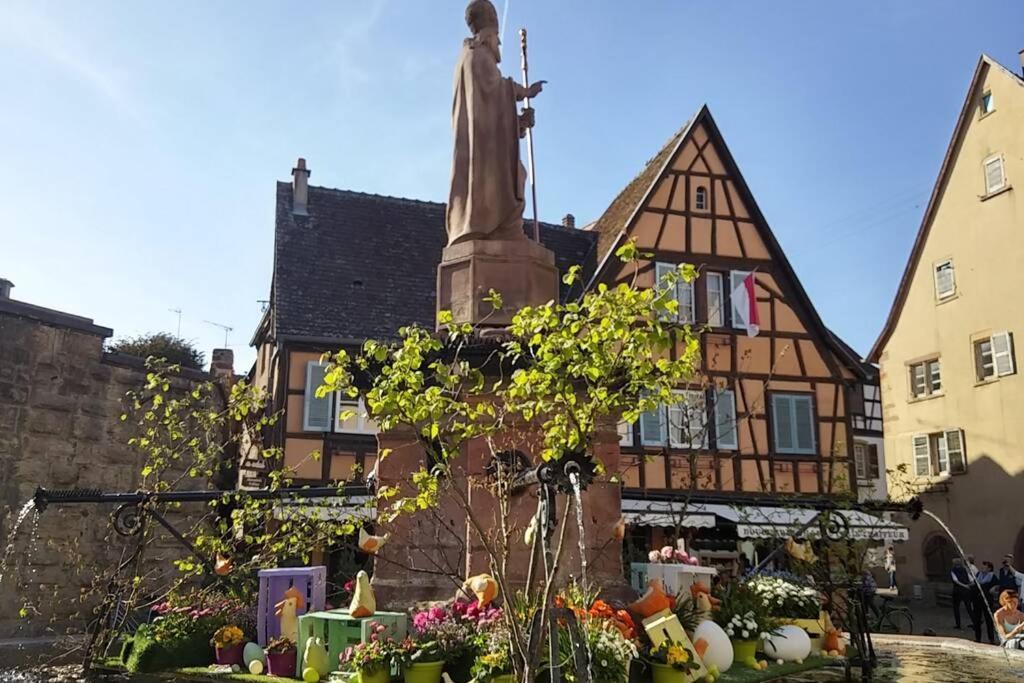 Gite A Eguisheim Proche De Colmar Et Kaysergberg. Exteriör bild